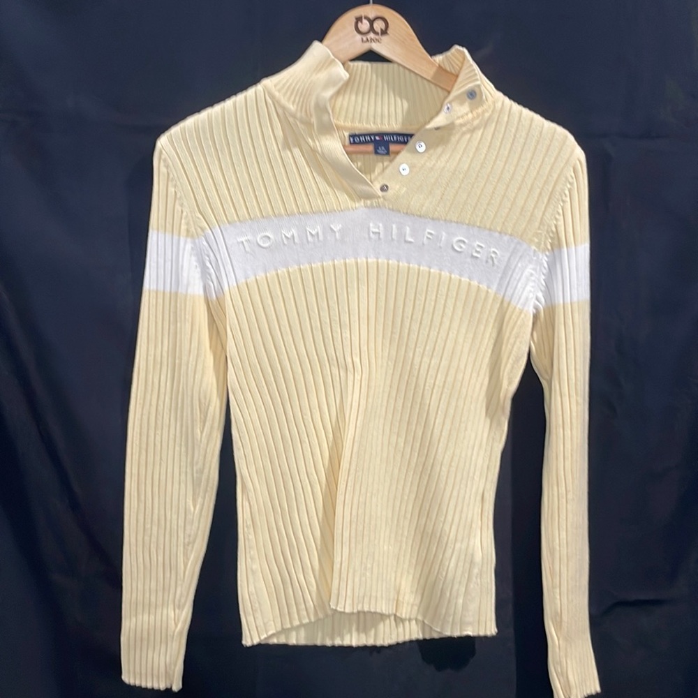 Tommy Hilfiger Ribbed Knitted Women's sweater Large